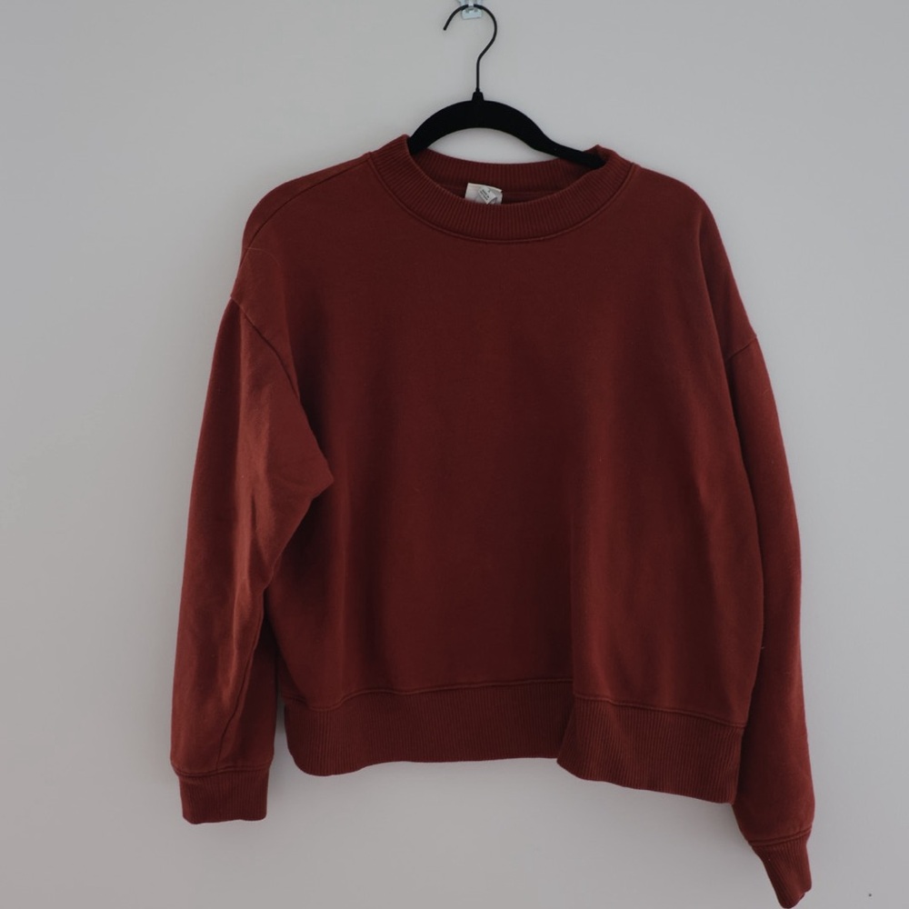 A New Day Brown Crew Neck Sweater